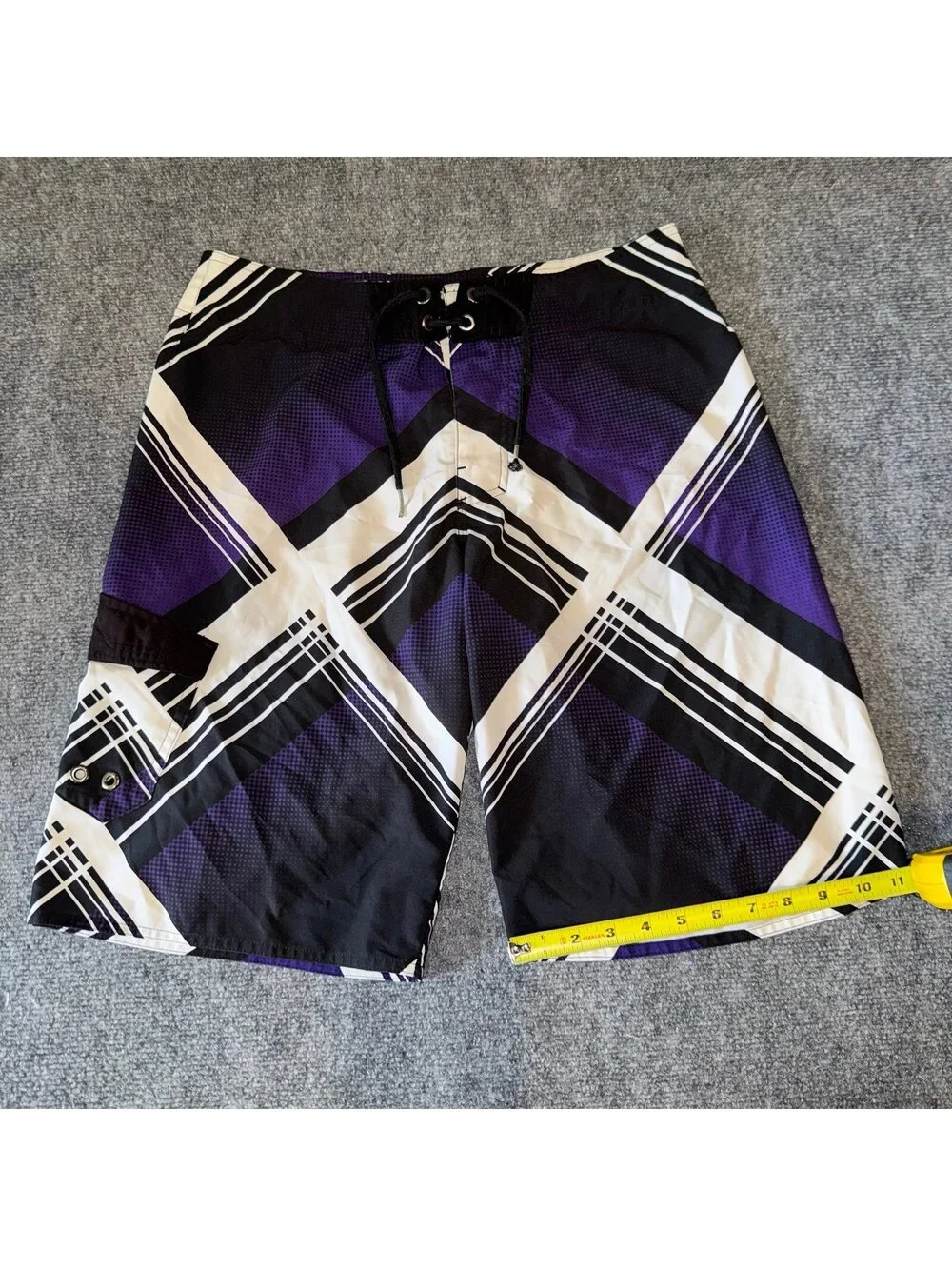 Tony Hawk Abstract Grunge Surf Board Shorts Mens MD Vtg y2k 90s Rare